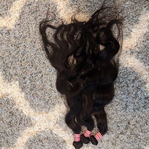 100 percent human hair Brazilian body wave wefts